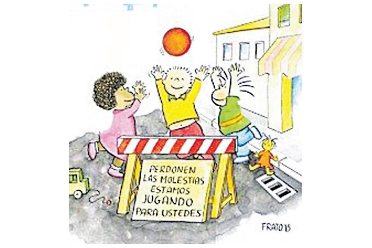 Los chicos tienen mucho para decir. Ilustración de Frato en "La ciudad de los niños", de Tonucci