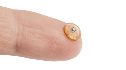 Los chips son minúsculos y se insertan bajo la piel