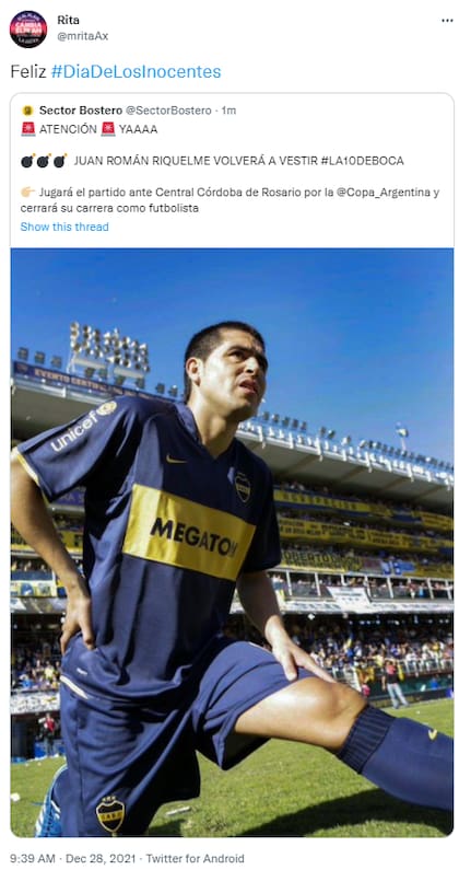 Los chistes de fútbol también se viralizaron este Día de los Inocentes