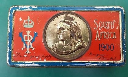 Los chocolates eran un regalo de la Reina Victoria para levantar la moral de las tropas británicas