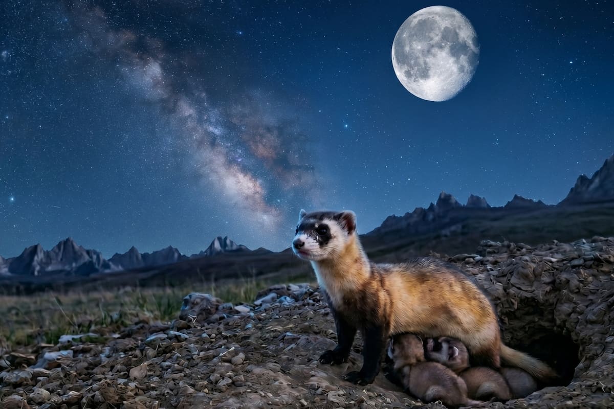 Los científicos experimentaron con la clonación de hurones para preservar la especie