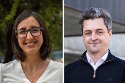 Los científicos Maria Alejandra Molina y Galo Soler Illia