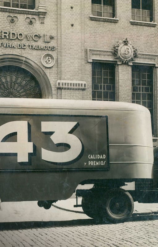 Los cigarrillos 43 fueron líderes y una marca muy vigente durante más de un siglo.