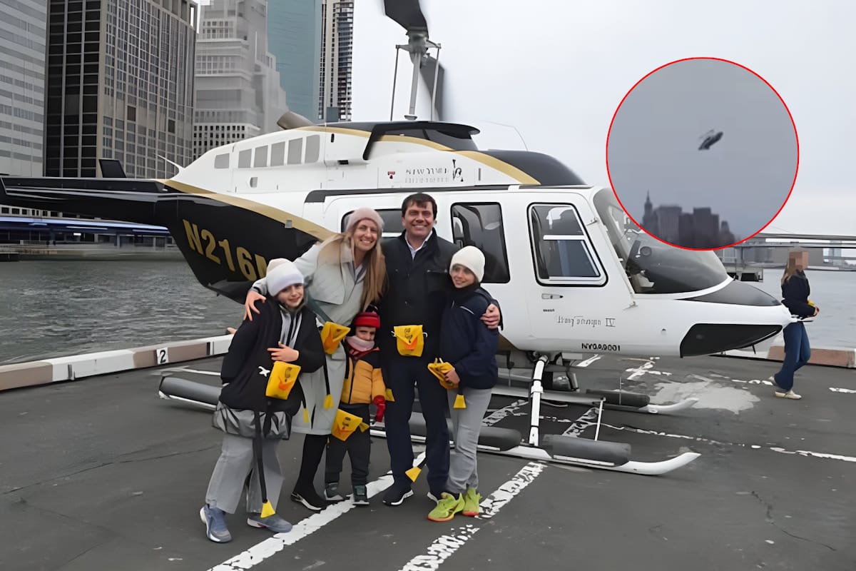 Los cinco integrantes de la familia de origen español y el piloto perdieron la vida tras el desplome de un helicóptero sobre el río Hudson