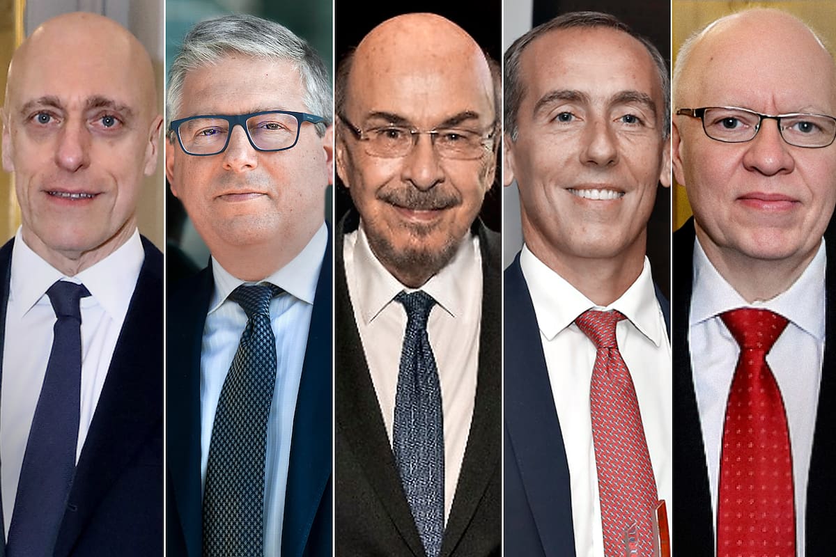 Los cinco periodistas más respetados de la Argentina según la encuesta de Poliarquía: Carlos Pagni, Jorge Liotti, Joaquín Morales Solá, Hugo Alconada Mon y Jorge Fernández Díaz