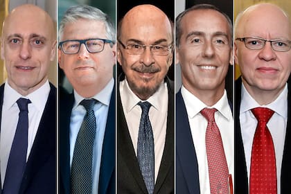 Los cinco periodistas más respetados de la Argentina según la encuesta de Poliarquía: Carlos Pagni, Jorge Liotti, Joaquín Morales Solá, Hugo Alconada Mon y Jorge Fernández Díaz