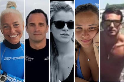 Los cinco turistas fallecidos en la expedición