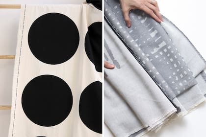 Los círculos, el cuadrillé las estampas de alambre tejido o milimetrada son algunos de sus diseños más conocidos. Tienen hicieron colaboraciones con el estudio de arquitectura Ordoñez Wenzke y con Tienda Mayor.