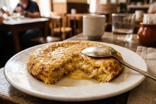 Los cocineros se plantan y aseguran que para lograr una tortilla cremosa hay que batir los huevos con cuchara