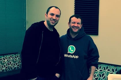 Jan Koum y Brian Acton, creadores de Whatsapp