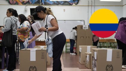 Los colombianos habilitados para votar que figuren en el padrón definitivo, elegirán presidente y vicepresidente, por el mandato 2026-2030 (AP Foto/Fernando Vergara)