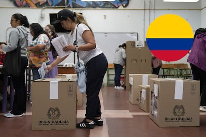 Los colombianos habilitados para votar que figuren en el padrón definitivo, elegirán presidente y vicepresidente, por el mandato 2026-2030 (AP Foto/Fernando Vergara)