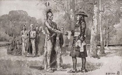 Los colonos británicos fueron conquistando cada vez más territorios habitados por indígenas.