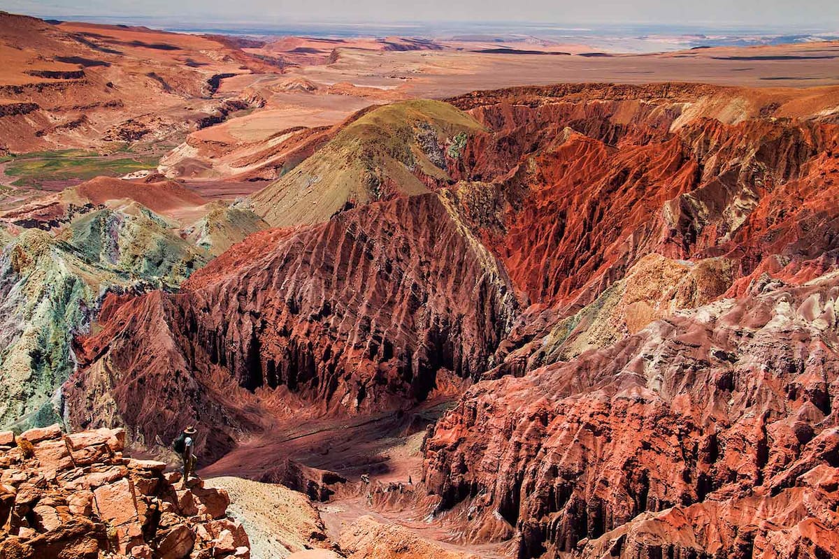 Los colores de los paisajes de Atacama.