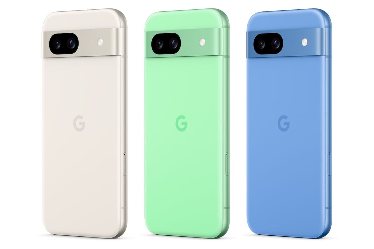 Los colores del nuevo Pixel 8a de Google