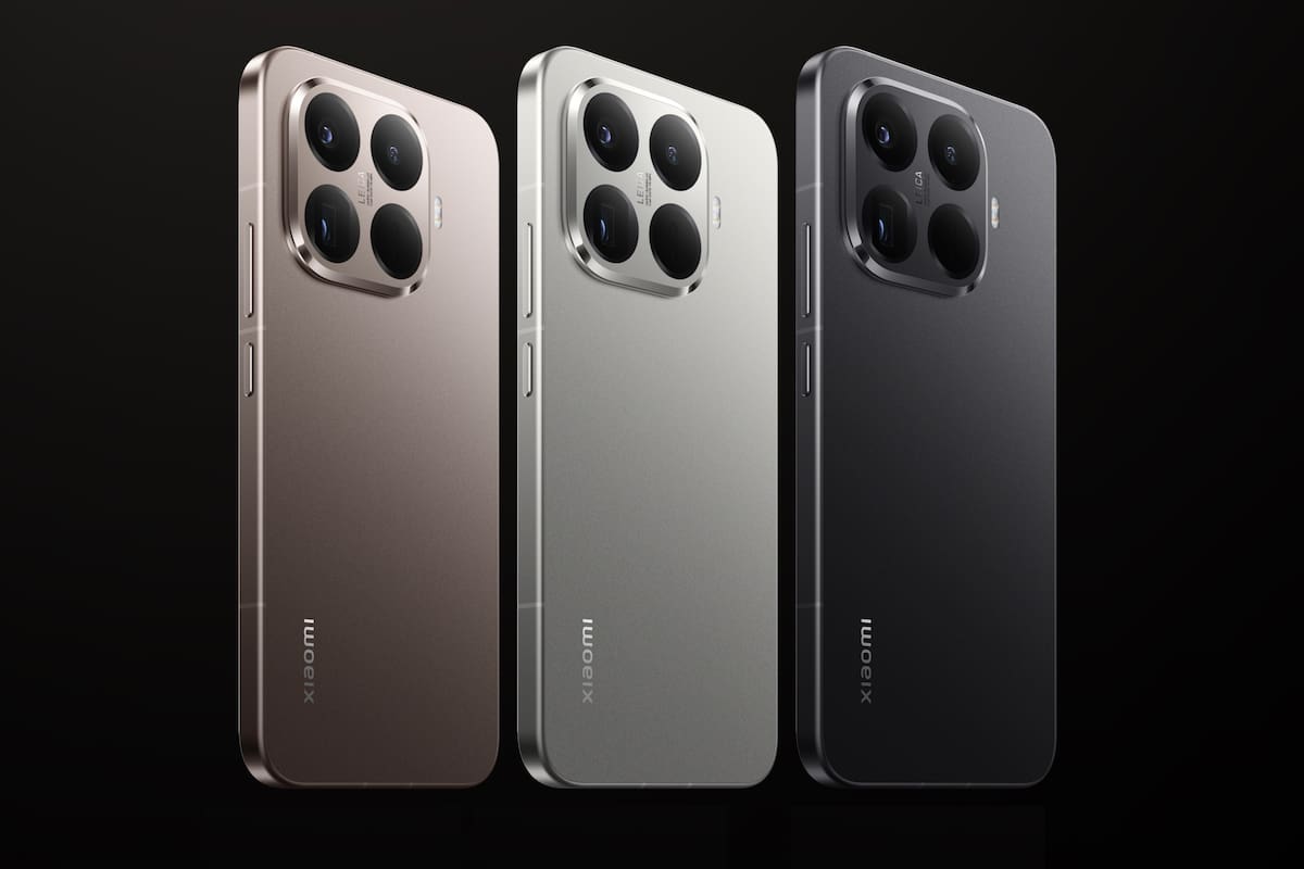 Los colores del Xiaomi 15T Pro, que viene con una batería de 5500 mAh en un perfil de menos de 8 mm