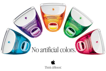 Los colores originales que Apple promocionaba para sus iMac G3