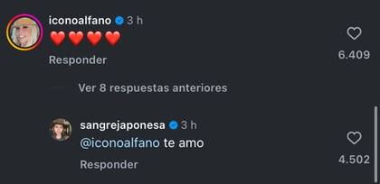 Los comentarios de los famosos al posteo que confirma el romance de Mauro Icardi y la China Suárez (Captura: Instagram @sangrejaponesa)