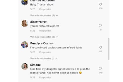 Los comentarios del video viral