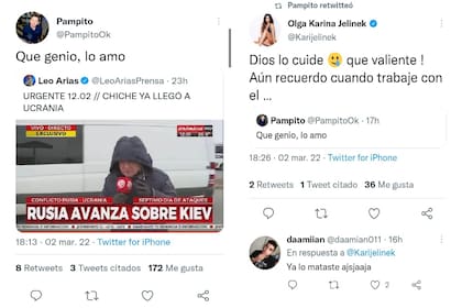 Los comentarios en redes sociales sobre Chiche (Captura Twitter)