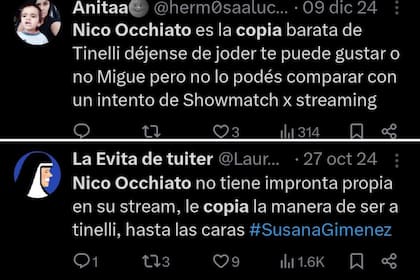 Los comentarios negativos contra el programa de Nico Occhiato