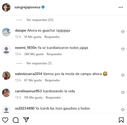 Los comentarios que recibió La China por la foto que compartió de Magnolia con la boina de gaucho