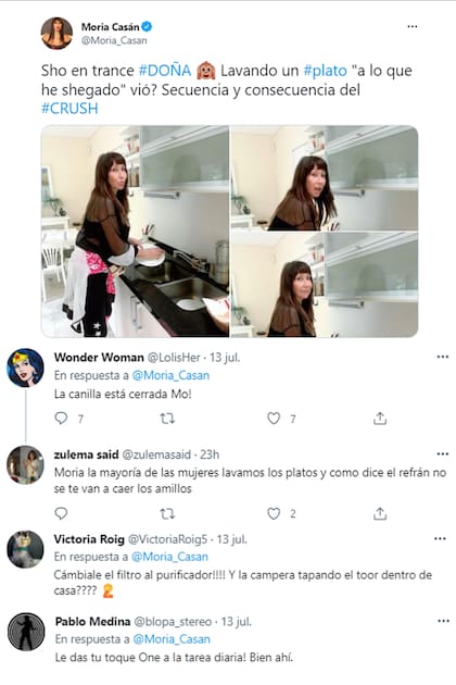 Los comentarios que recibió Moria Casán luego de su publicación