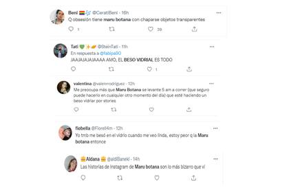 Los comentarios sobre Maru (Captura Twitter)