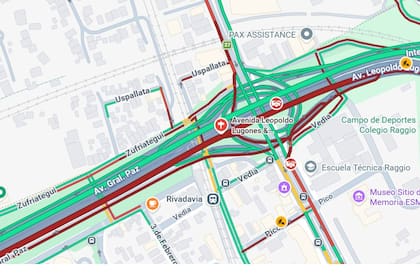 Los conductores informan kilómetros de demoras a partir del cruce de Lugones y General Paz