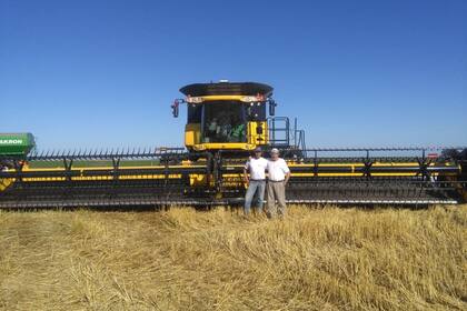 Los contratistas Leandro y Jorge Paccaloni aprendieron a ceder