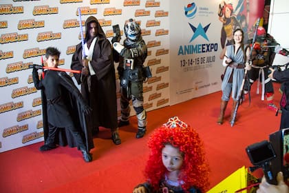Los cosplayers en Comic-Con