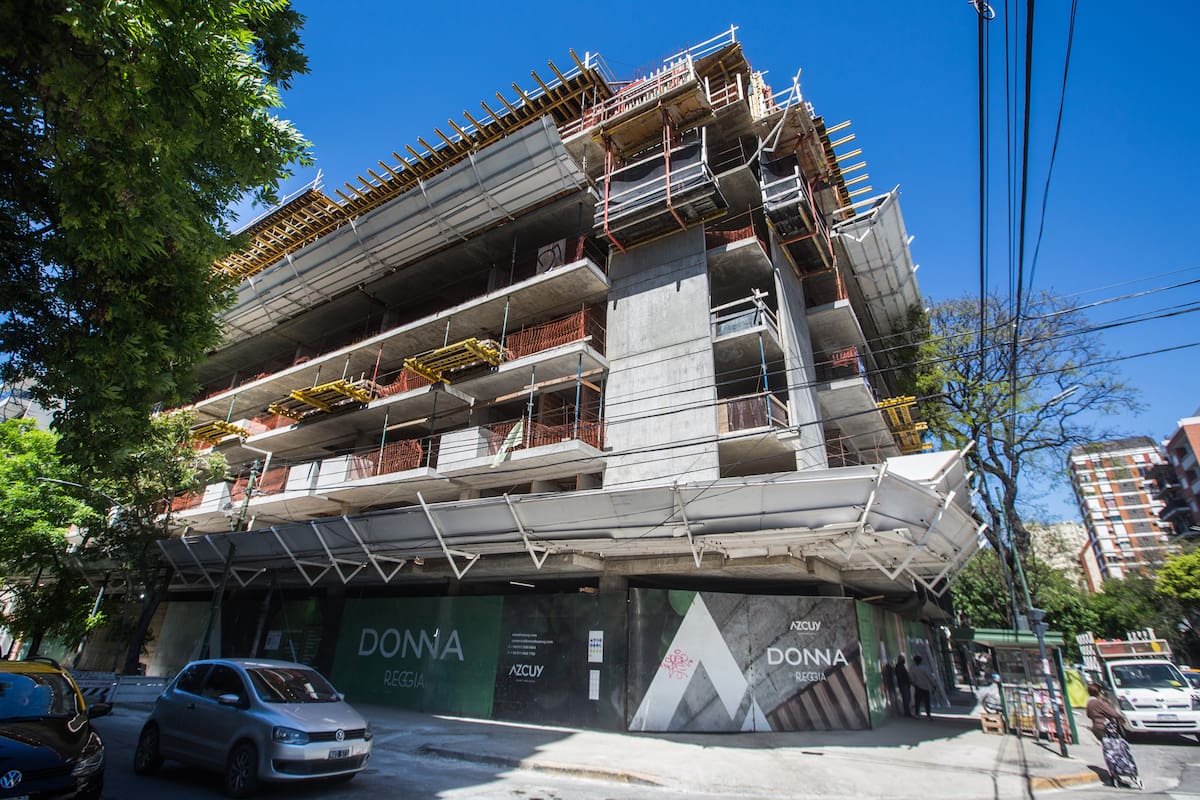 Los costos de construcción de un edificio se encuentran en los valores más bajos de la serie histórica