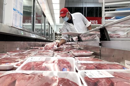 Los costos de los alimentos, uno de los impulsores de la inflación en EE.UU.  Justin Sullivan/Getty Images/AFP