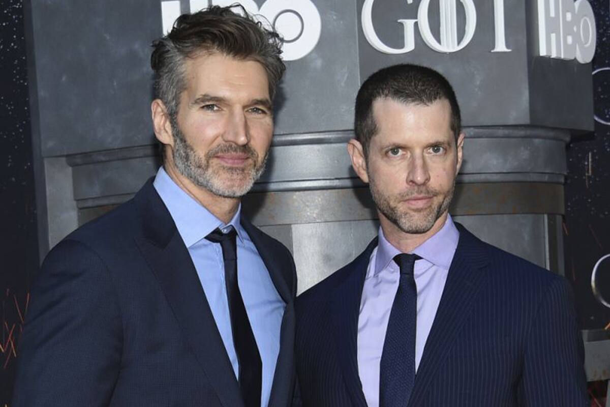 Los creadores de Game of Thrones, David Benioff (izq) y D. B. Weiss, se suman a Netflix