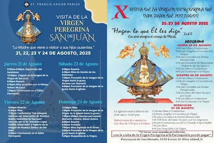 Los cronogramas para adorar a Nuestra Señora de San Juan de los Lagos