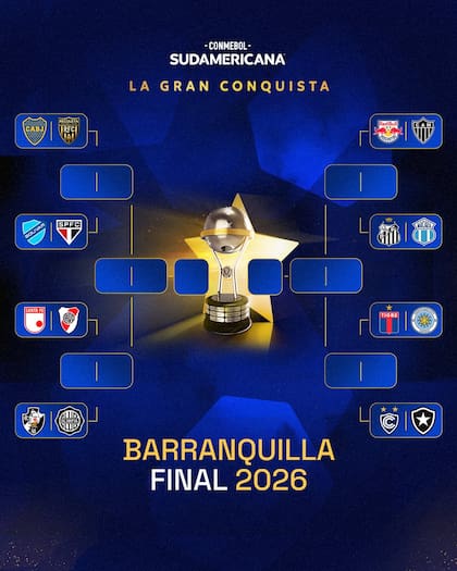 Los cruces de la Copa Sudamericana en octavos de final