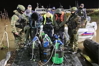 Atraparon a un grupo narco cuando cargaba media tonelada de cocaína en un barco en el Paraná