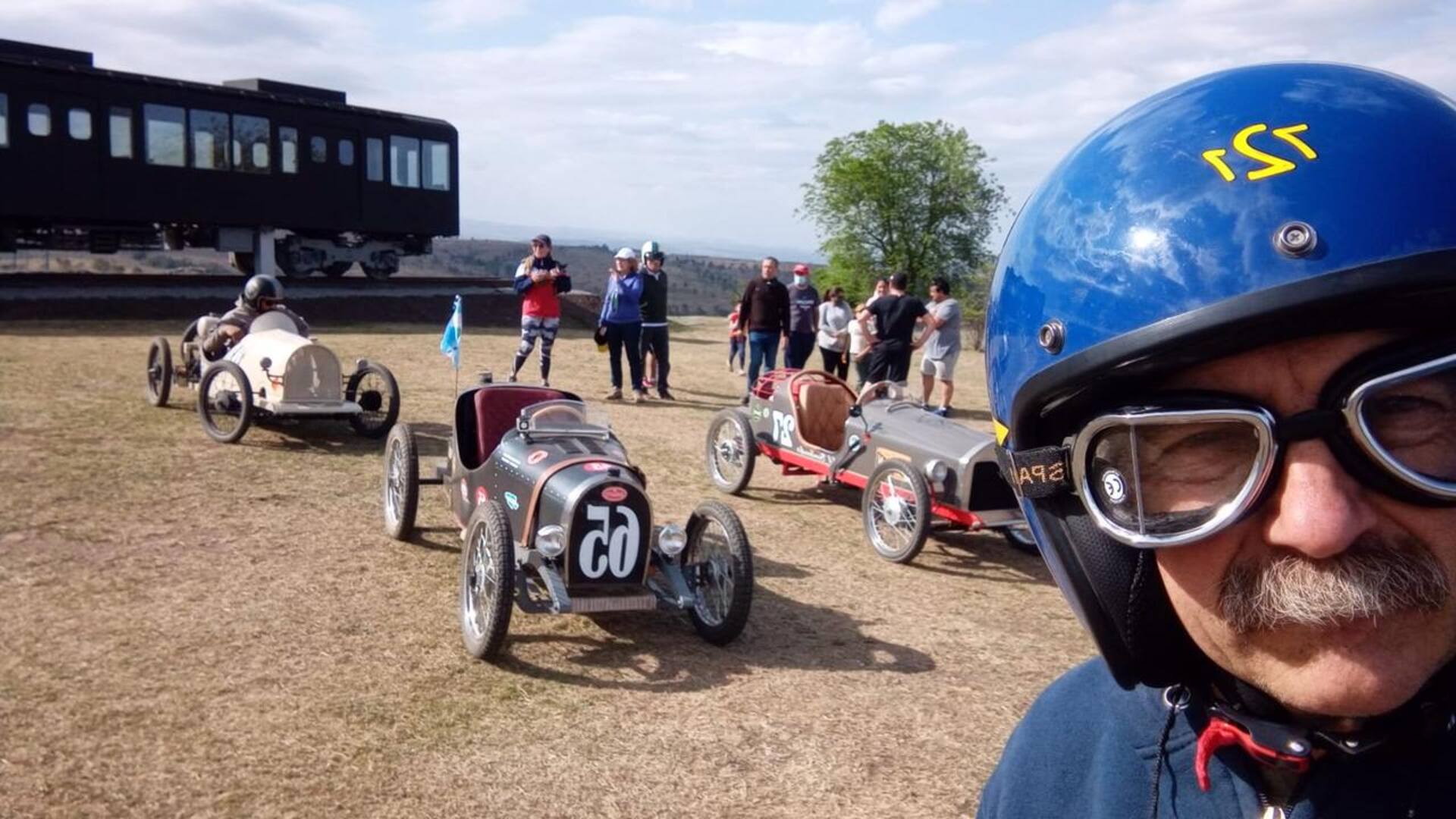 Los cyclekarts, réplicas de autos de carrera de hace 100 años