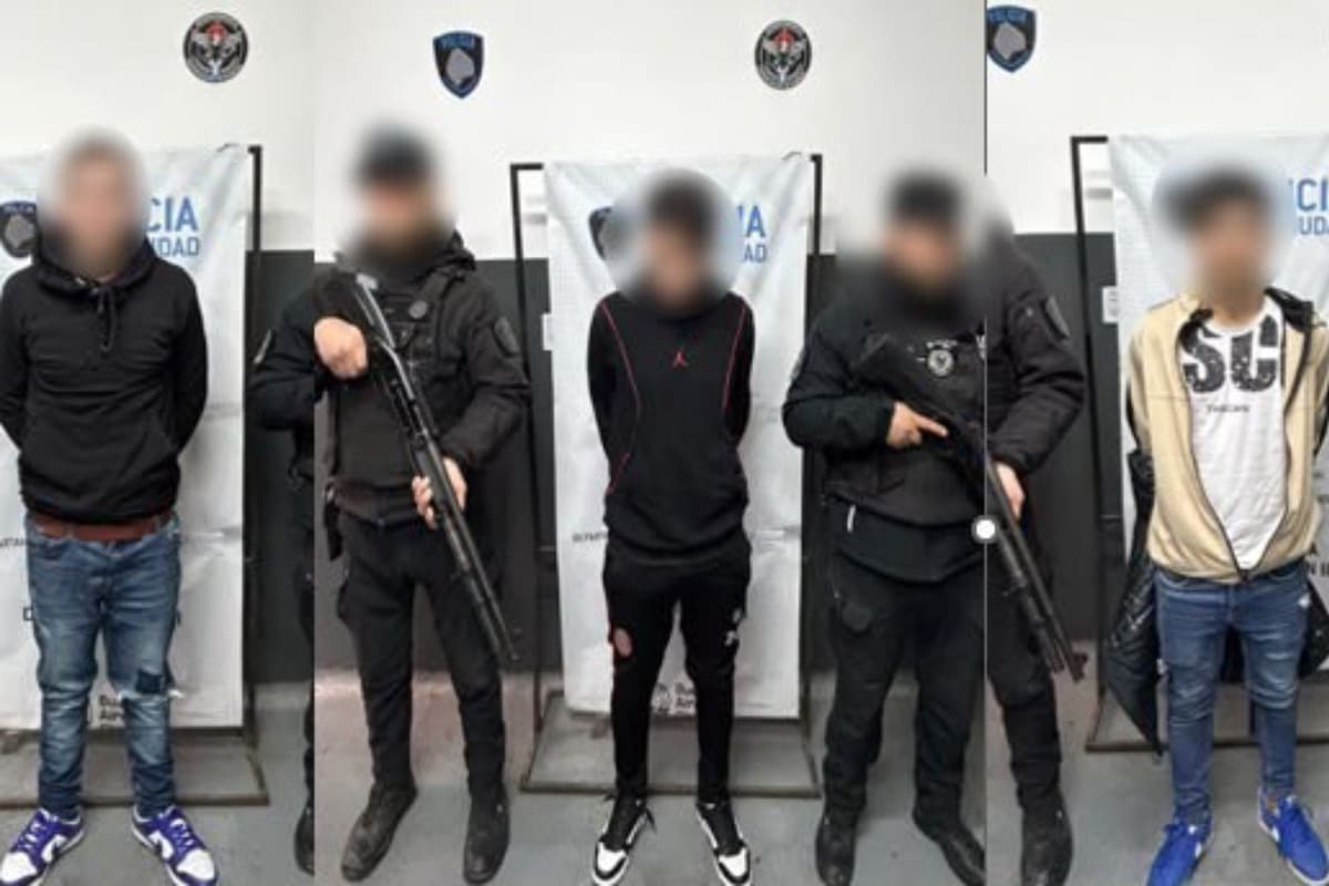 Los delincuentes detenidos en el barrio Zavaleta