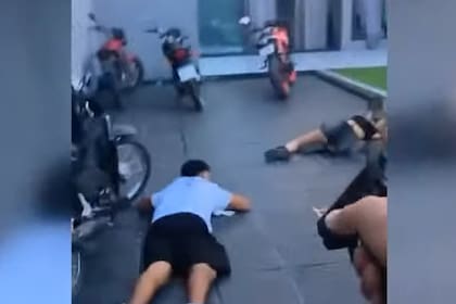 Los delincuentes fueron rápidamente reducidos