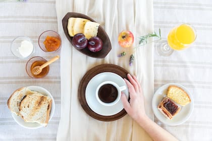 Los desayunos son completos y ricos.
