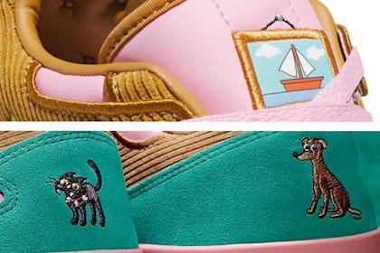 Los detalles de las zapatillas