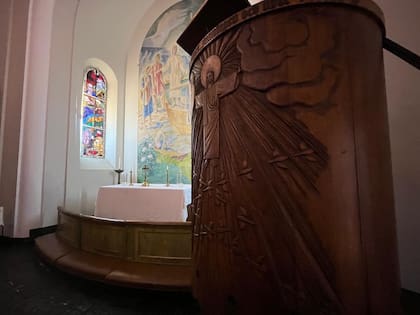 Los detalles simples de la Iglesia Sueca destacan la humildad de la comunidad que se instaló hace más de 100 años en Buenos Aires