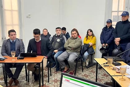 Los detenidos del Caso Loan en el Juzgado de Goya