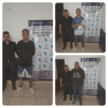 Los detenidos en la Comisaría 1era de Merlo