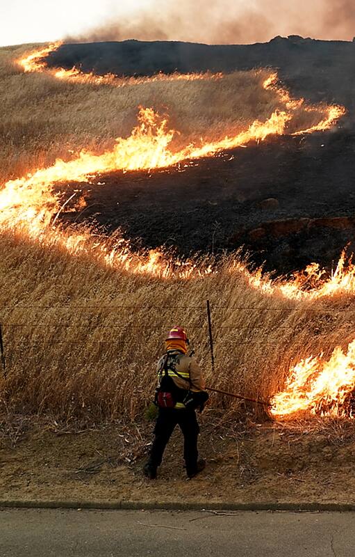 Los devastadores incendios en California
