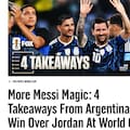 La reacción de los medios internacionales al triunfo de Argentina y el gol de Messi