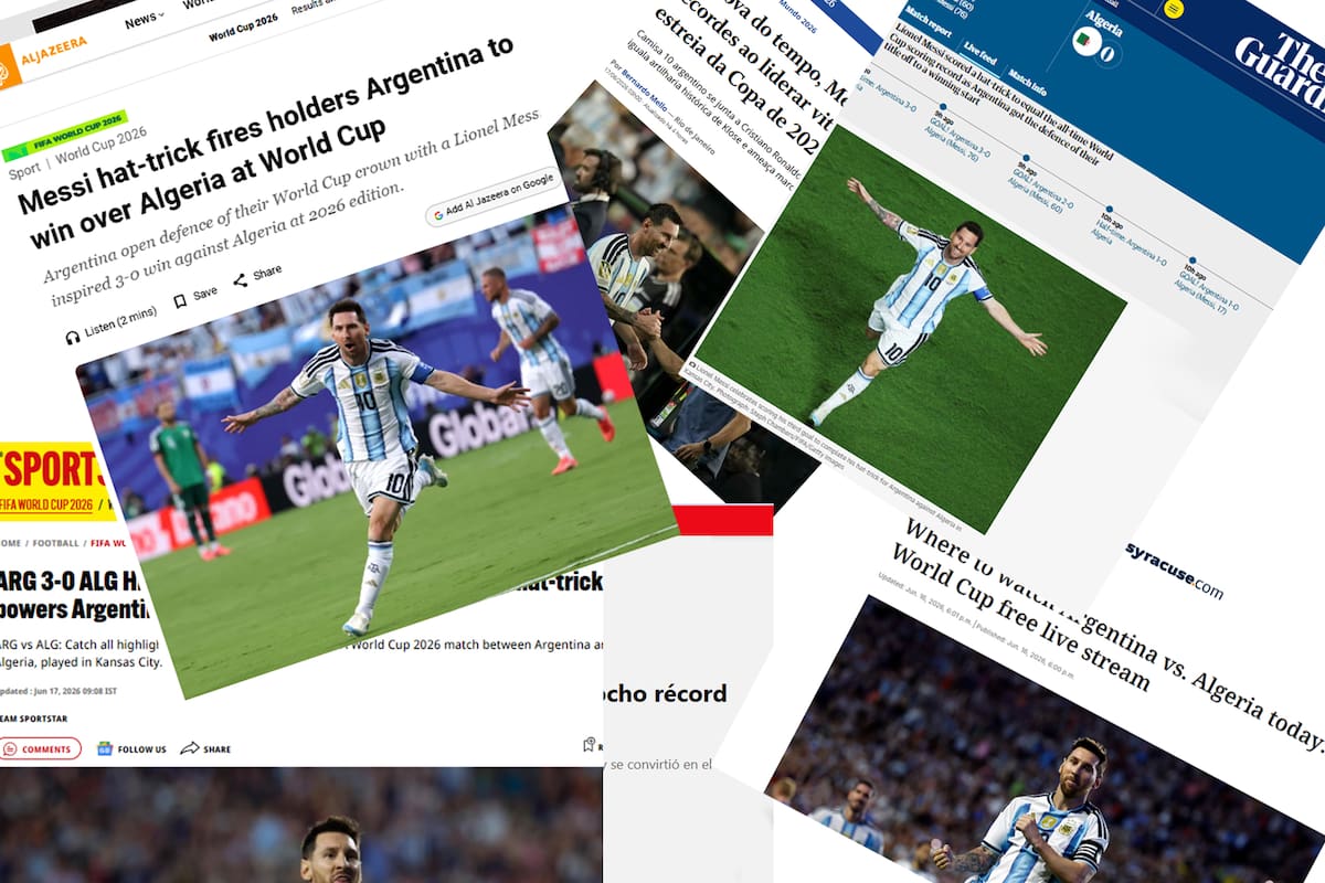 Los diarios del mundo hablan de Messi