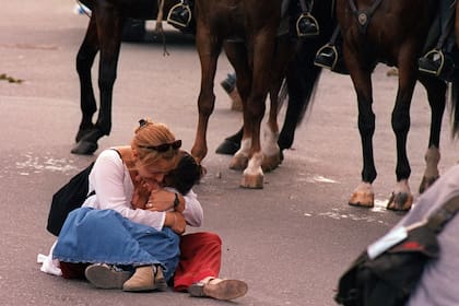 El drama humano, a metros de la Plaza de Mayo