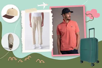 ¿Los días lindos piden escapada? Los tonos neutros van muy bien con un toque de color inesperado